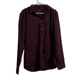 Men's Slim‎ Fit Burgundy Shirt